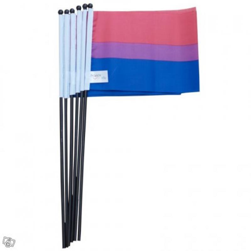 Biflaggor även på handflaggor och flaggspel